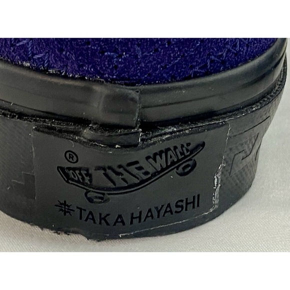 Vans Vault x Taka Hayashi Mens 9 Women's 10.5 Purple TH Style 47‎ Huarache Suede - Picture 5 of 10
